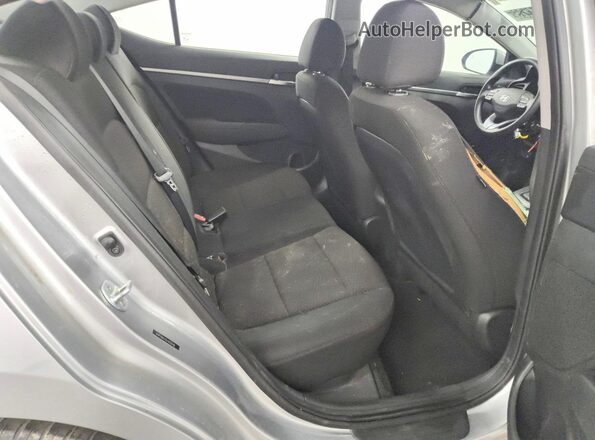 5NPD84LF5LH630248 2020 HYUNDAI ELANTRA Silver Rear seats view