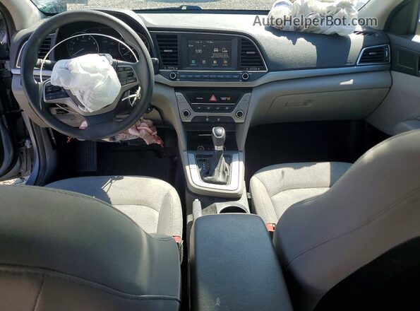 5NPD84LF6HH000214 2017 HYUNDAI ELANTRA Silver წინა პანელის ხედი