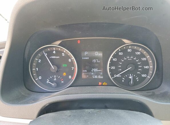 5NPD84LF6HH000214 2017 HYUNDAI ELANTRA Silver ხელსაწყოთა პანელის ხედი