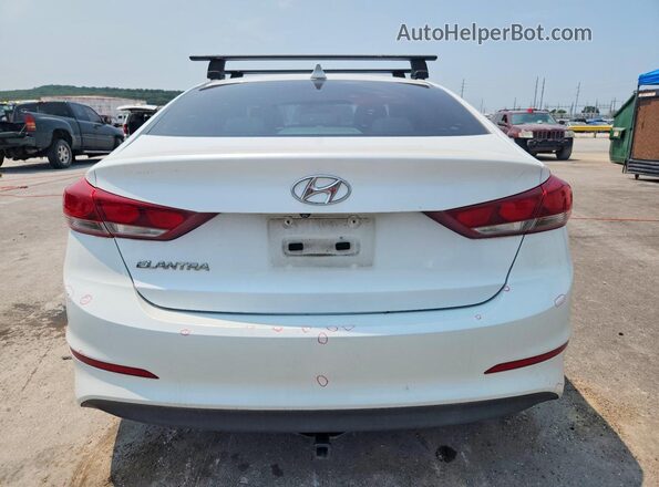 5NPD84LF6HH000391 2017 HYUNDAI ELANTRA White Вид ззаду