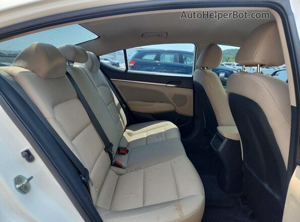5NPD84LF6HH000391 2017 HYUNDAI ELANTRA White Вид задніх сидінь