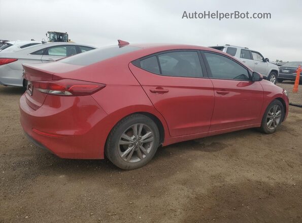5NPD84LF6HH004487 2017 HYUNDAI ELANTRA Красный Задняя правая четверть