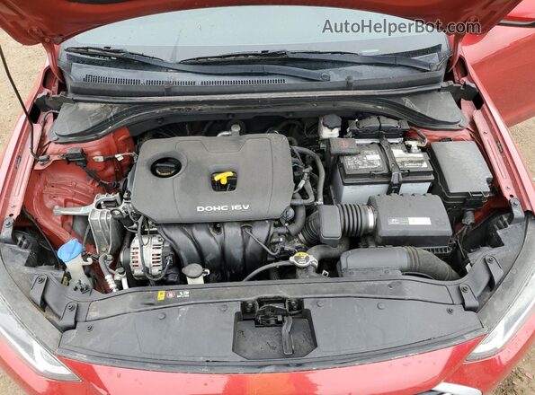 5NPD84LF6HH004487 2017 HYUNDAI ELANTRA Красный Вид задней части салона
