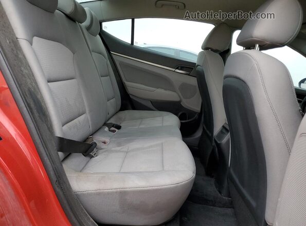 5NPD84LF6HH004487 2017 HYUNDAI ELANTRA Красный Вид задних сидений