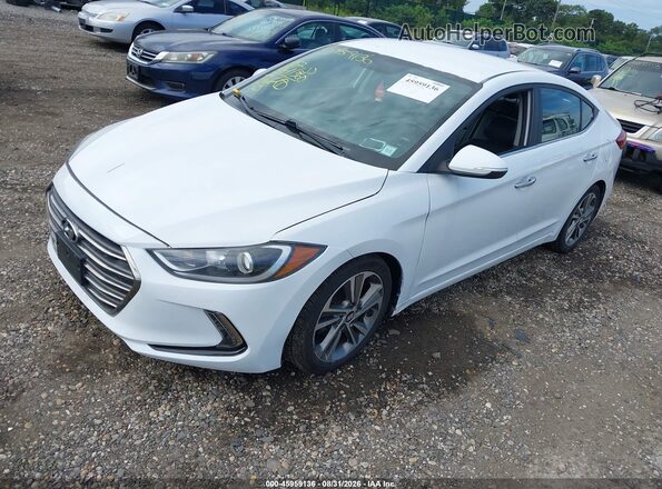 5NPD84LF6HH005381 2017 HYUNDAI ELANTRA Белый Передняя левая четверть
