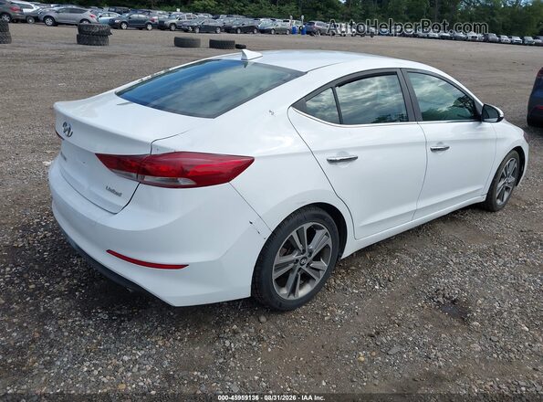 5NPD84LF6HH005381 2017 HYUNDAI ELANTRA Белый Задняя правая четверть