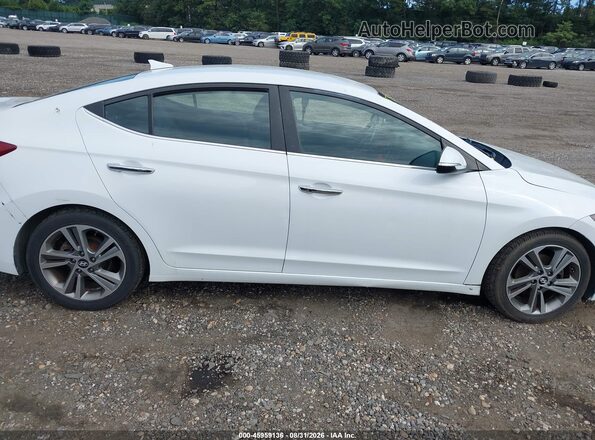 5NPD84LF6HH005381 2017 HYUNDAI ELANTRA Белый Вид задней части салона