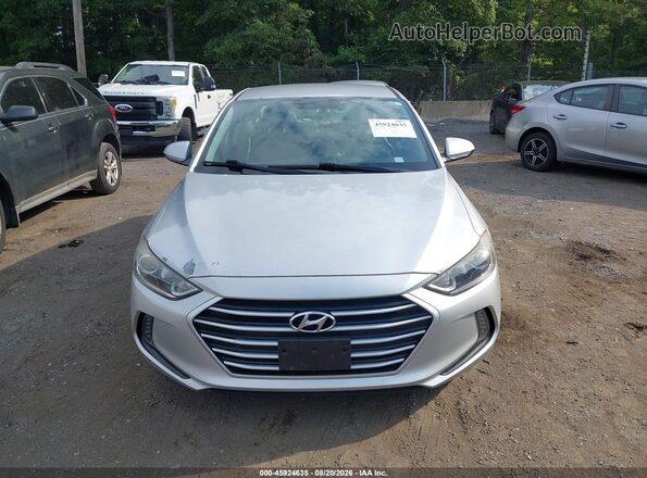 5NPD84LF6HH015456 2017 HYUNDAI ELANTRA Silver Vista del cuadro de instrumentos