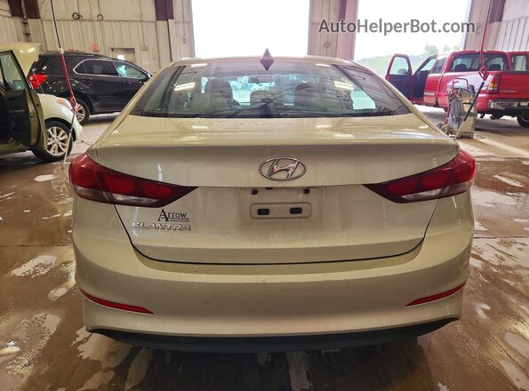 5NPD84LF6HH015621 2017 HYUNDAI ELANTRA Желто-коричневый Вид сзади