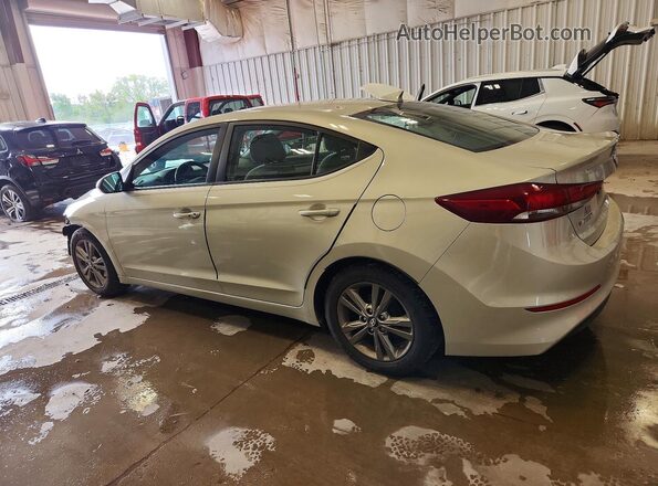 5NPD84LF6HH015621 2017 HYUNDAI ELANTRA Желто-коричневый Задняя левая четверть