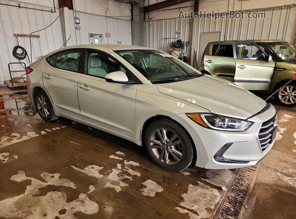 5NPD84LF6HH015621 2017 HYUNDAI ELANTRA Желто-коричневый Передняя правая четверть