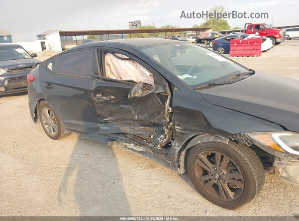 5NPD84LF6HH029468 2017 HYUNDAI ELANTRA Black Widok z przodu