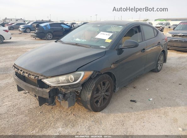 5NPD84LF6HH029468 2017 HYUNDAI ELANTRA Black Przód lewy