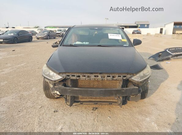 5NPD84LF6HH029468 2017 HYUNDAI ELANTRA Black Widok wnętrza z tyłu
