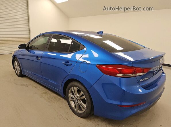 5NPD84LF6HH032158 2017 HYUNDAI ELANTRA Синий Задняя левая четверть