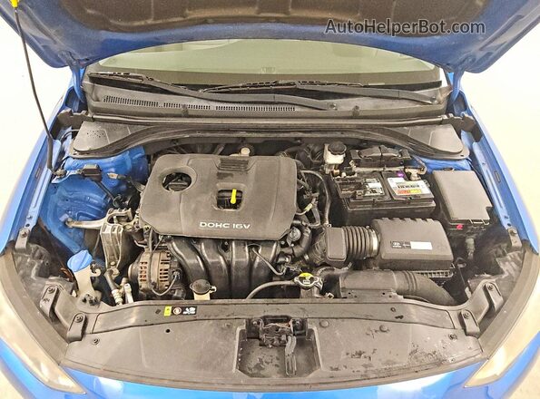 5NPD84LF6HH032158 2017 HYUNDAI ELANTRA Синий Вид задней части салона