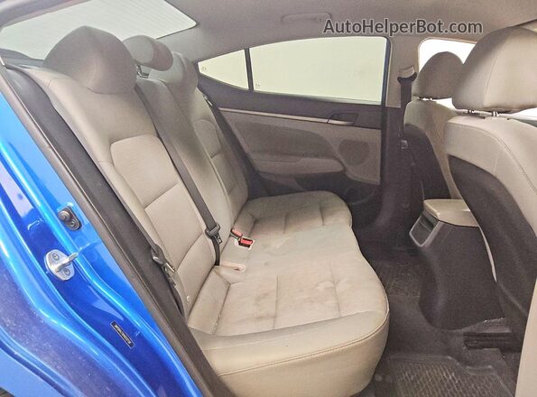 5NPD84LF6HH032158 2017 HYUNDAI ELANTRA Синий Вид задних сидений