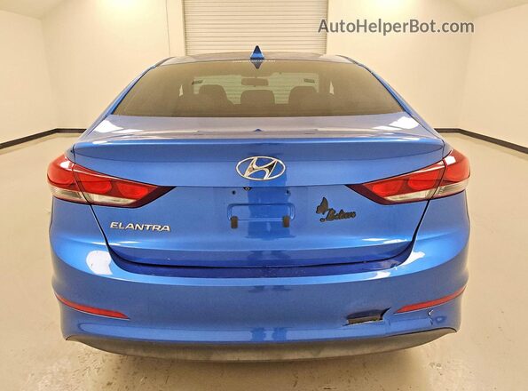 5NPD84LF6HH032158 2017 HYUNDAI ELANTRA Синий Вид сзади