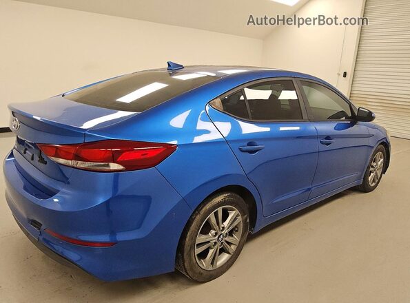 5NPD84LF6HH032158 2017 HYUNDAI ELANTRA Синий Задняя правая четверть
