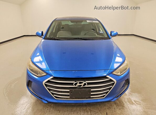 5NPD84LF6HH032158 2017 HYUNDAI ELANTRA Синий Вид спереди