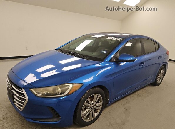 5NPD84LF6HH032158 2017 HYUNDAI ELANTRA Синий 