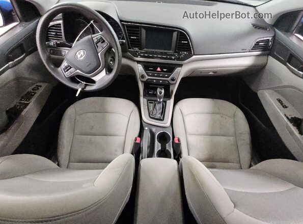 5NPD84LF6HH032158 2017 HYUNDAI ELANTRA Синий 