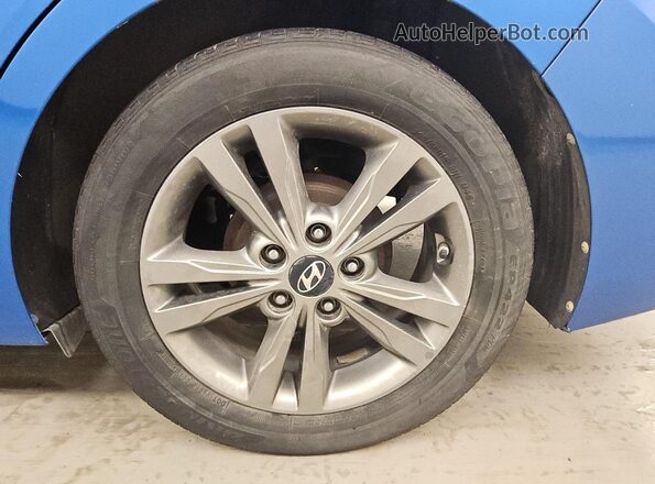 5NPD84LF6HH032158 2017 HYUNDAI ELANTRA Синий 