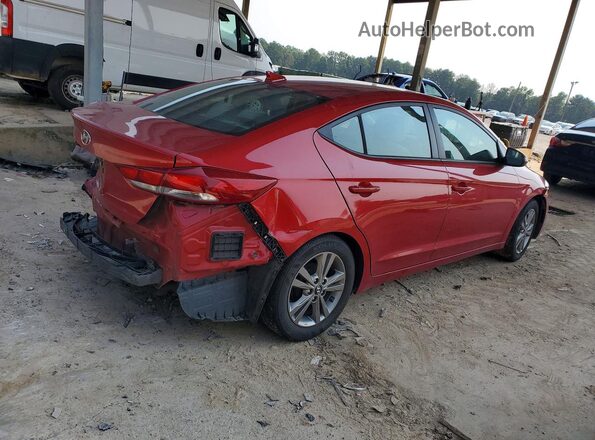 5NPD84LF6HH038221 2017 HYUNDAI ELANTRA Red Rear right