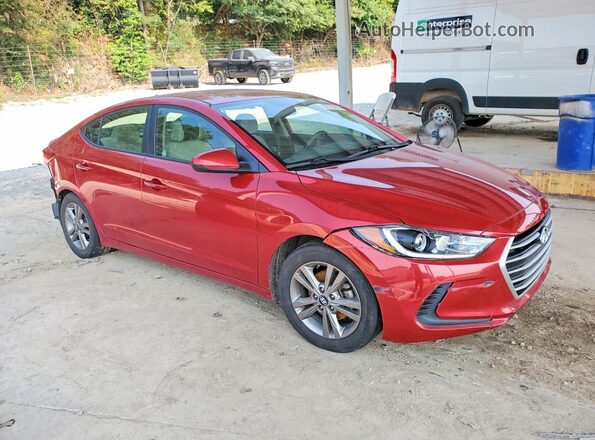5NPD84LF6HH038221 2017 HYUNDAI ELANTRA Red Front right