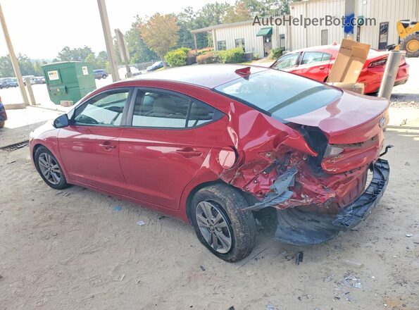 5NPD84LF6HH038221 2017 HYUNDAI ELANTRA Red Rear left
