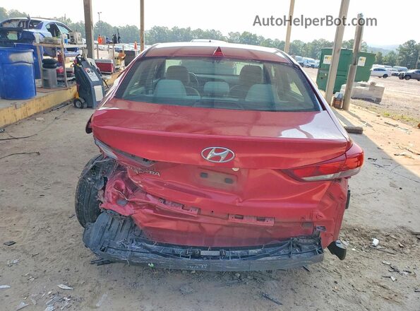 5NPD84LF6HH038221 2017 HYUNDAI ELANTRA Red Rear view