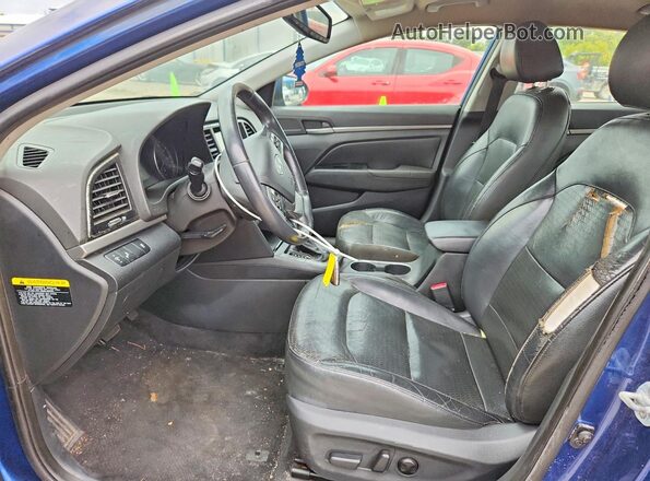 5NPD84LF6HH040390 2017 HYUNDAI ELANTRA Blue Սալոնի դիմացի տեսք