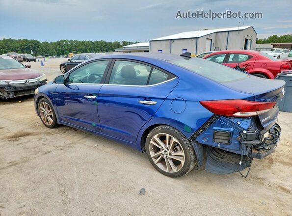 5NPD84LF6HH040390 2017 HYUNDAI ELANTRA Blue Հետևի ձախ