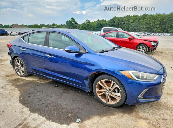 5NPD84LF6HH040390 2017 HYUNDAI ELANTRA Blue Առջևի աջ