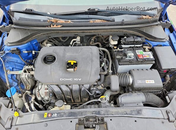 5NPD84LF6HH040390 2017 HYUNDAI ELANTRA Blue Սալոնի հետևի տեսք