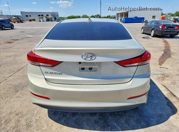 5NPD84LF6HH041314 2017 HYUNDAI ELANTRA Beige Rear view