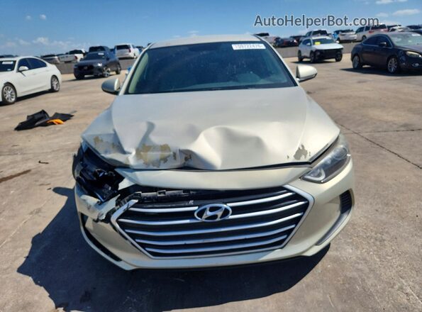 5NPD84LF6HH041314 2017 HYUNDAI ELANTRA Beige Front view