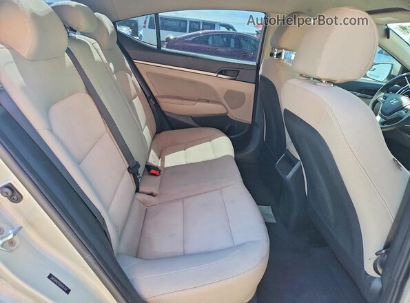 5NPD84LF6HH041314 2017 HYUNDAI ELANTRA Beige Rear seats view