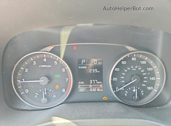 5NPD84LF6HH041314 2017 HYUNDAI ELANTRA Beige Instrument cluster view