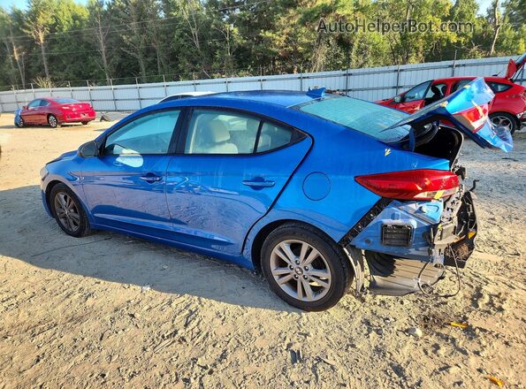 5NPD84LF6HH047890 2017 HYUNDAI ELANTRA Blue Задня права чверть