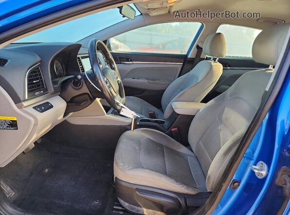 5NPD84LF6HH047890 2017 HYUNDAI ELANTRA Blue Вид наклейки з VIN-кодом