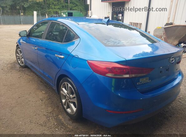 5NPD84LF6HH060400 2017 HYUNDAI ELANTRA Синий Задняя левая четверть