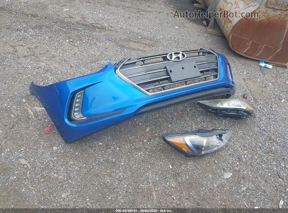 5NPD84LF6HH060400 2017 HYUNDAI ELANTRA Синий Вид щитка приборов