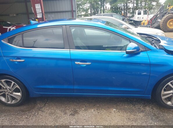 5NPD84LF6HH060400 2017 HYUNDAI ELANTRA Синий Панорамный вид салона 360°