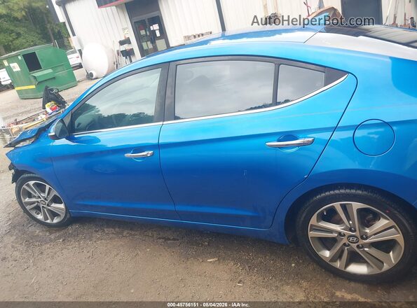 5NPD84LF6HH060400 2017 HYUNDAI ELANTRA Синий 