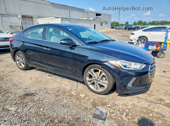 5NPD84LF6HH060770 2017 HYUNDAI ELANTRA Black Przód prawy