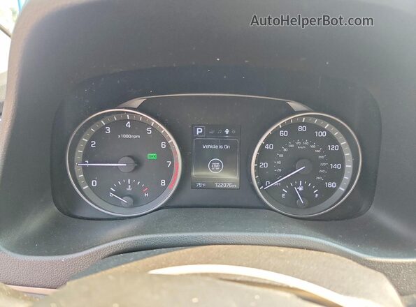 5NPD84LF6HH060770 2017 HYUNDAI ELANTRA Black Widok zestawu wskaźników