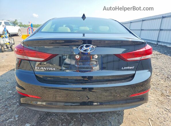 5NPD84LF6HH060770 2017 HYUNDAI ELANTRA Black Widok z tyłu