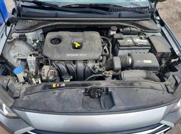 5NPD84LF6HH088570 2017 HYUNDAI ELANTRA Silver Вид задньої частини салону