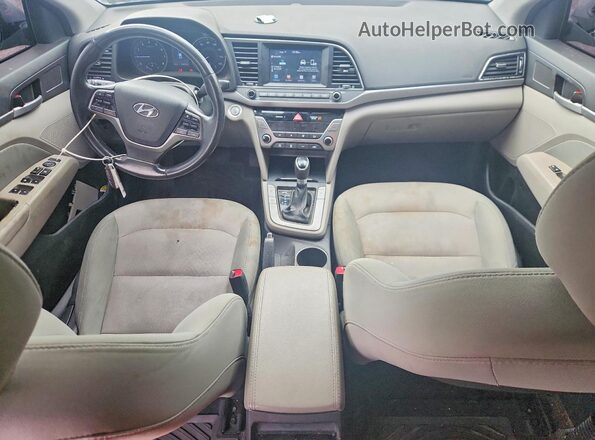 5NPD84LF6HH088570 2017 HYUNDAI ELANTRA Silver Вид панелі приладів